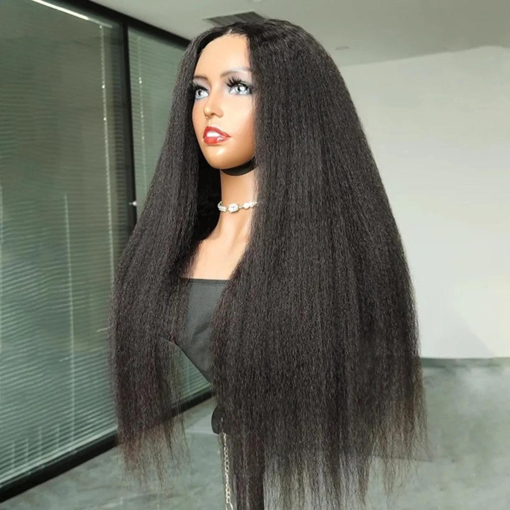 Customize Raw Vietnamese Wigs 180% density Kinky Straight  (3 bundles made)