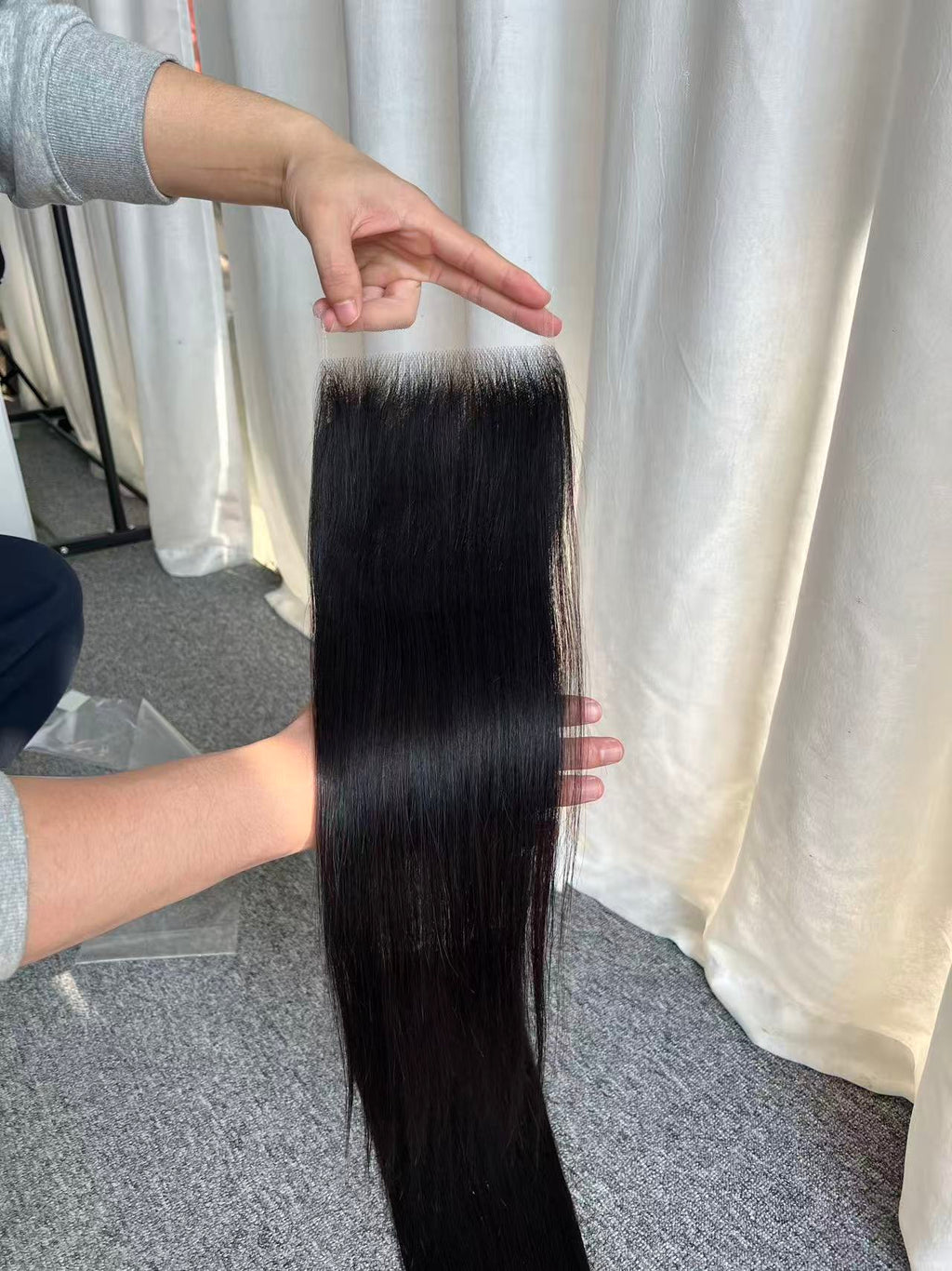 Cambodian Virgin Straight 5*5 hd closure lace