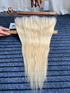 #613 Raw Vietnamese Straight 13*4  HD Lace Thin and Invisible