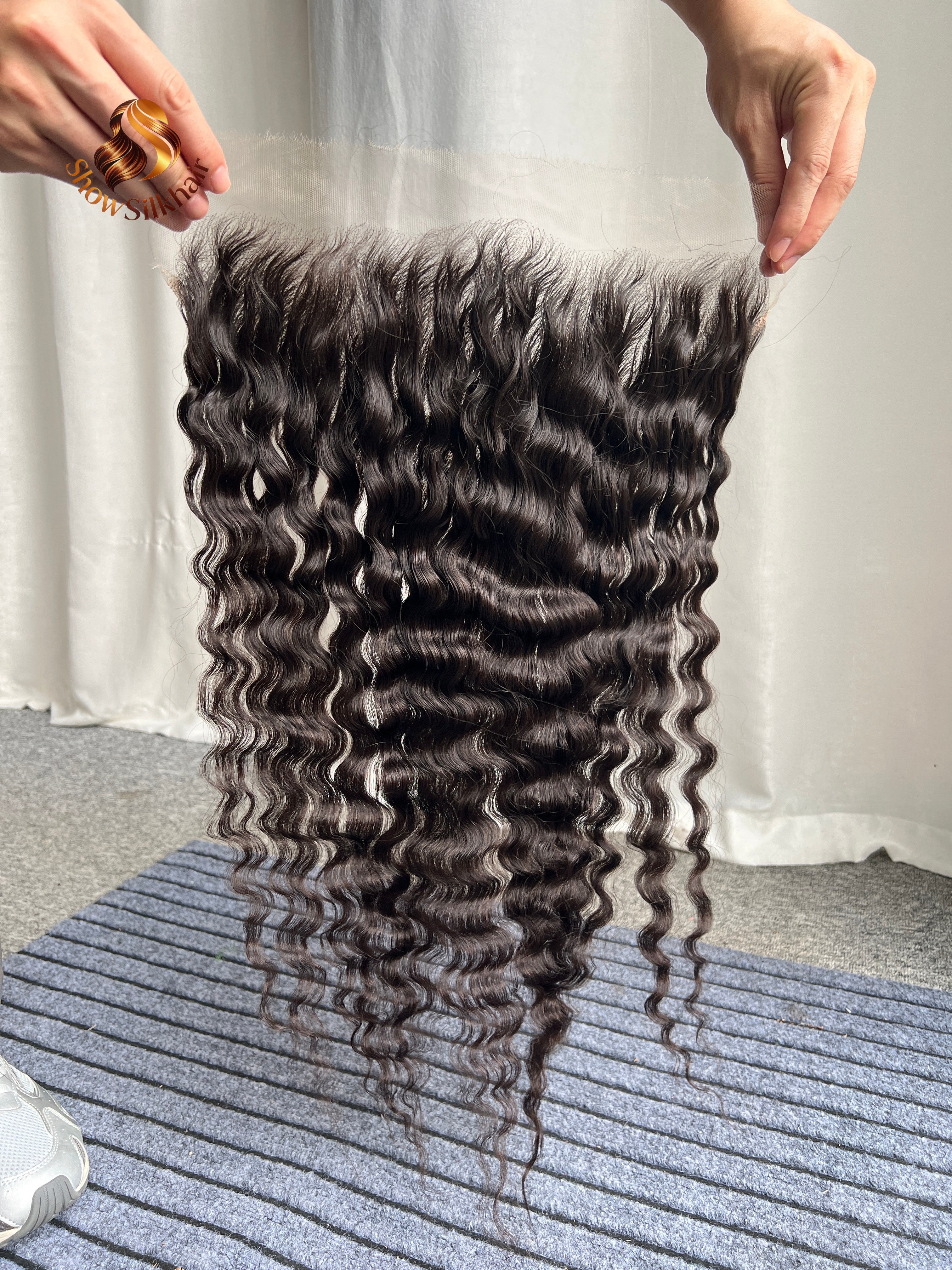 Raw Vietnamese Burmese Curly 13x4 13x6 HD Lace Thin and Invisible 主圖