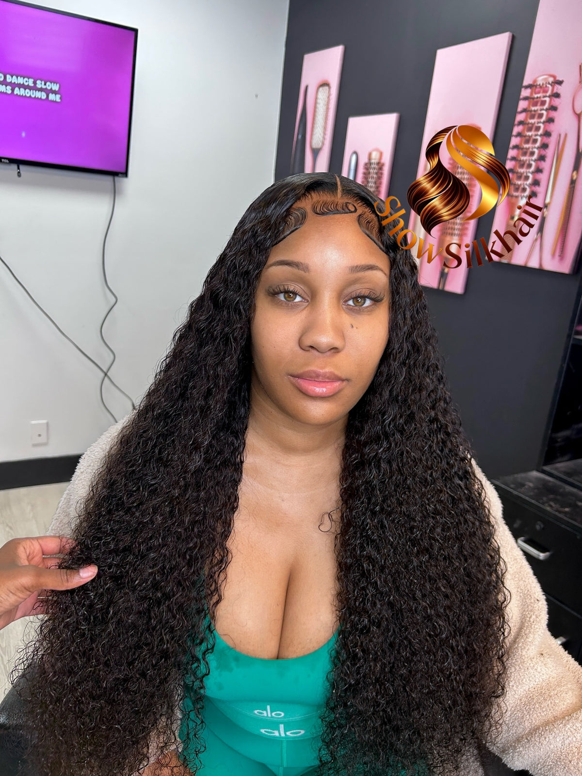 Customize Raw Vietnamese Wigs 180% density Burmese Curly (3 bundles made)