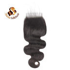 Cambodian Virgin body wave 4*4 hd closure lace