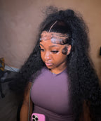 Customize Raw Vietnamese Wigs 180% density Burmese Curly (3 bundles made)