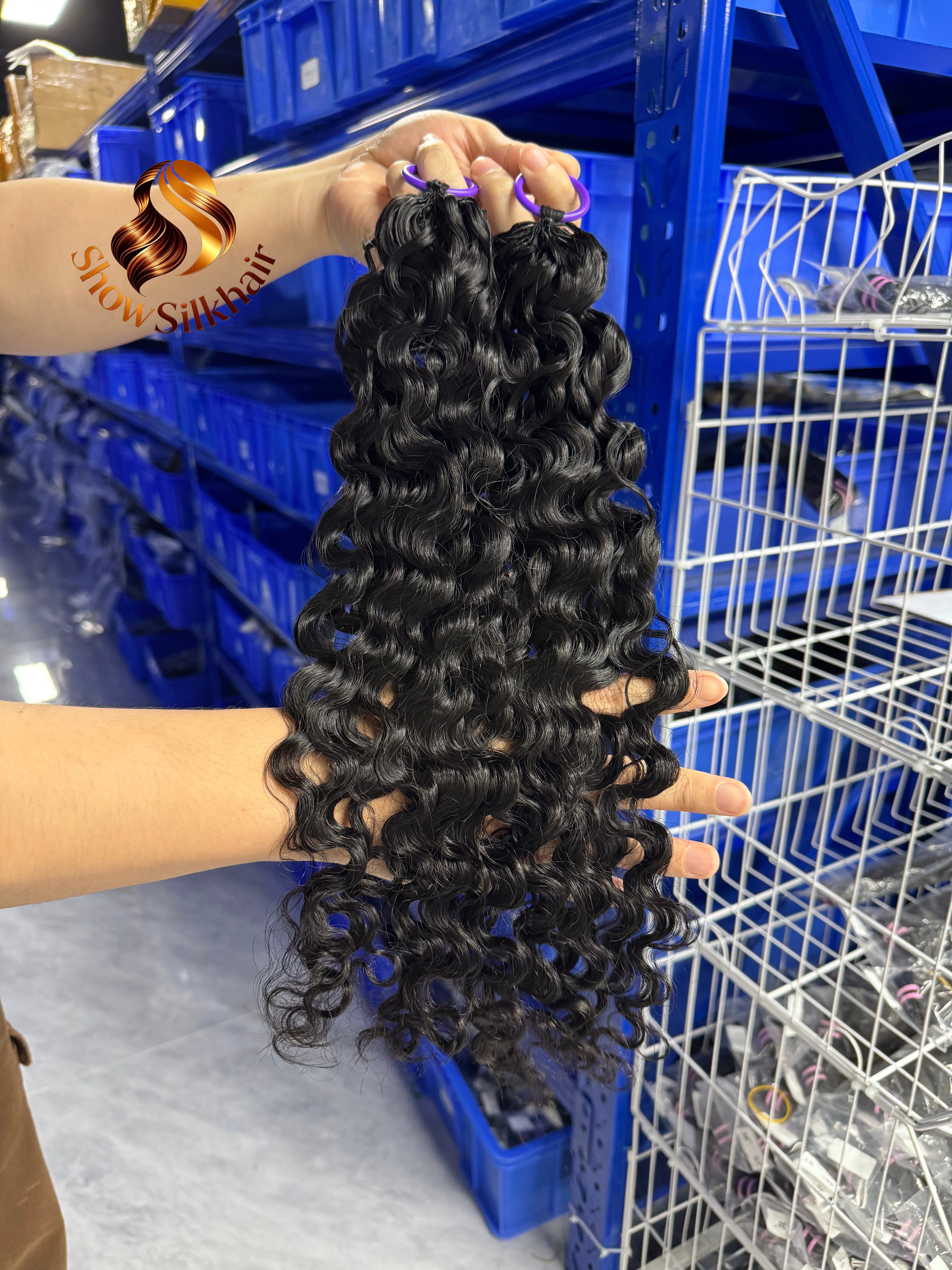 Feather Crochet Hair Burmese curly  50gram each pack 主圖