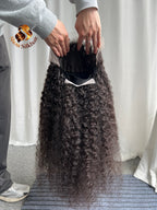 Customize Raw Vietnamese Wigs 180% density Burmese Curly (3 bundles made)