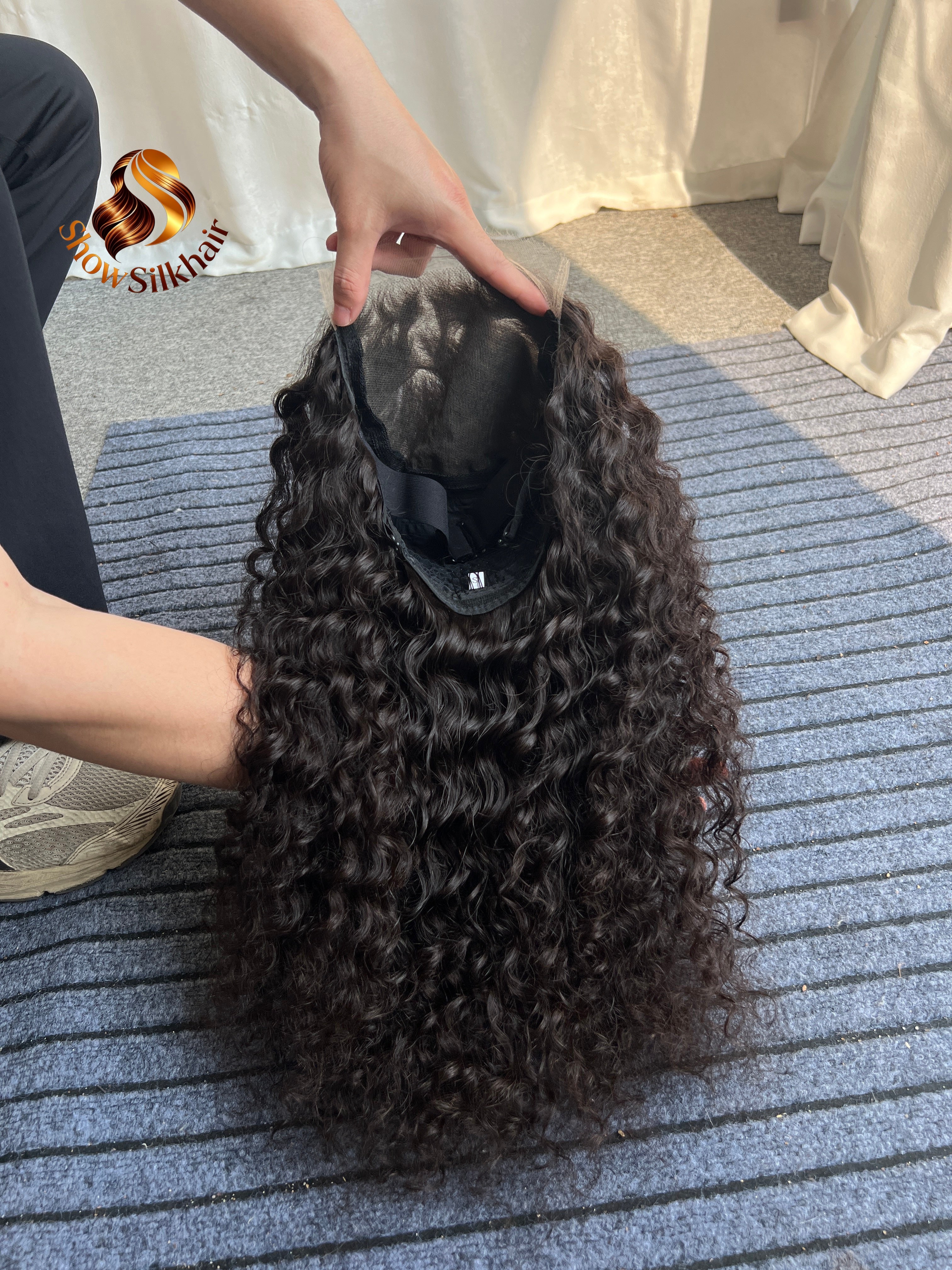 Customize Raw Vietnamese Wigs 180% density Deep Wave (3 bundles made)