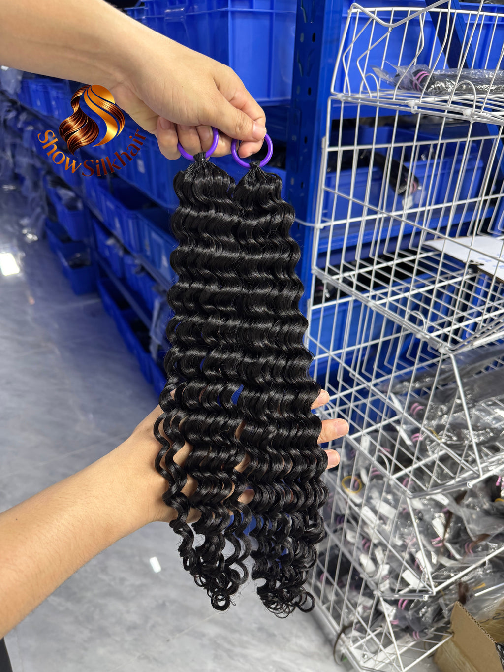 Feather Crochet Hair Deep Wave 50gram each pack