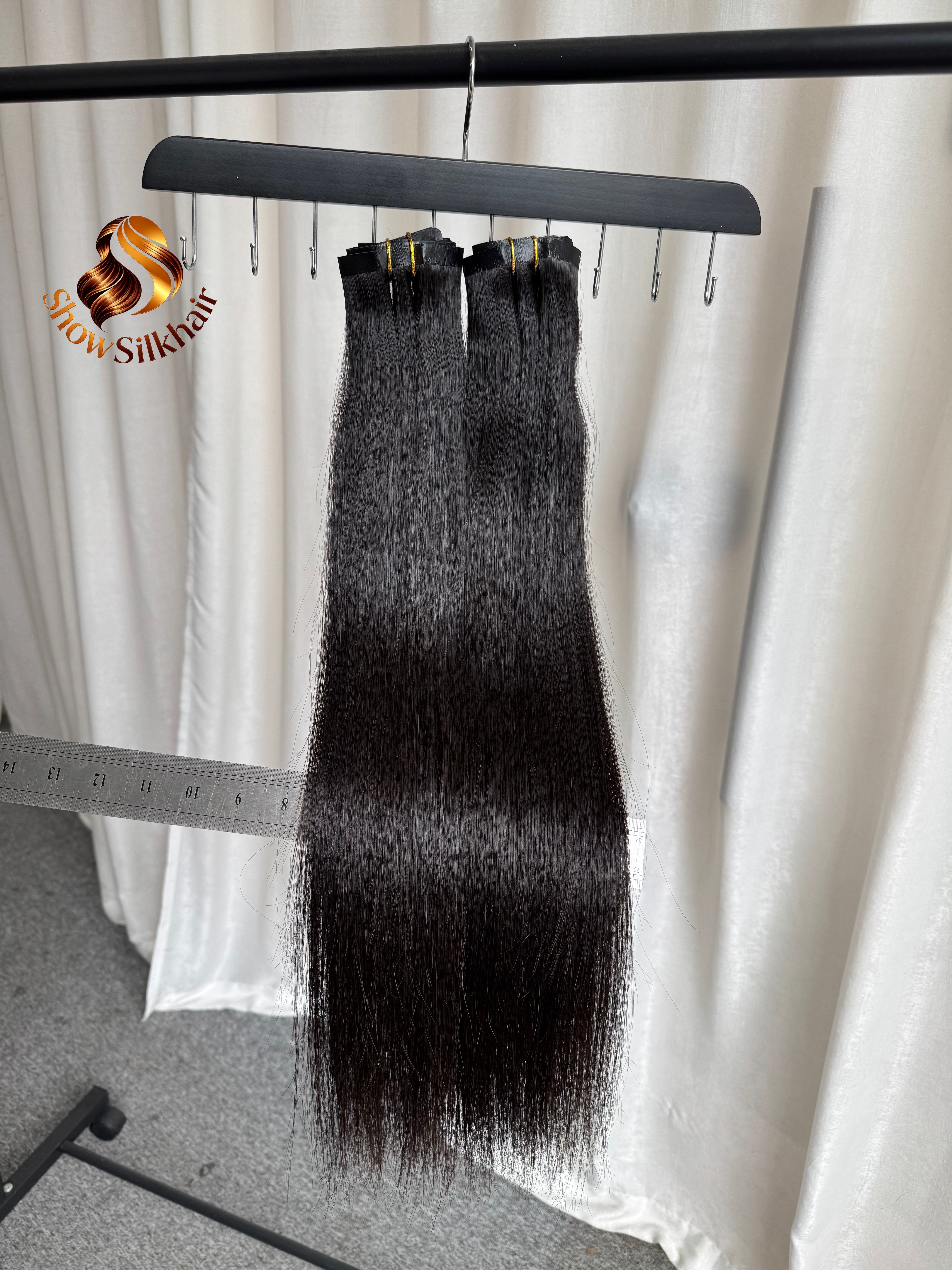 RAW Seamless Clip In Straight 110gram 6pcs each pack 主圖