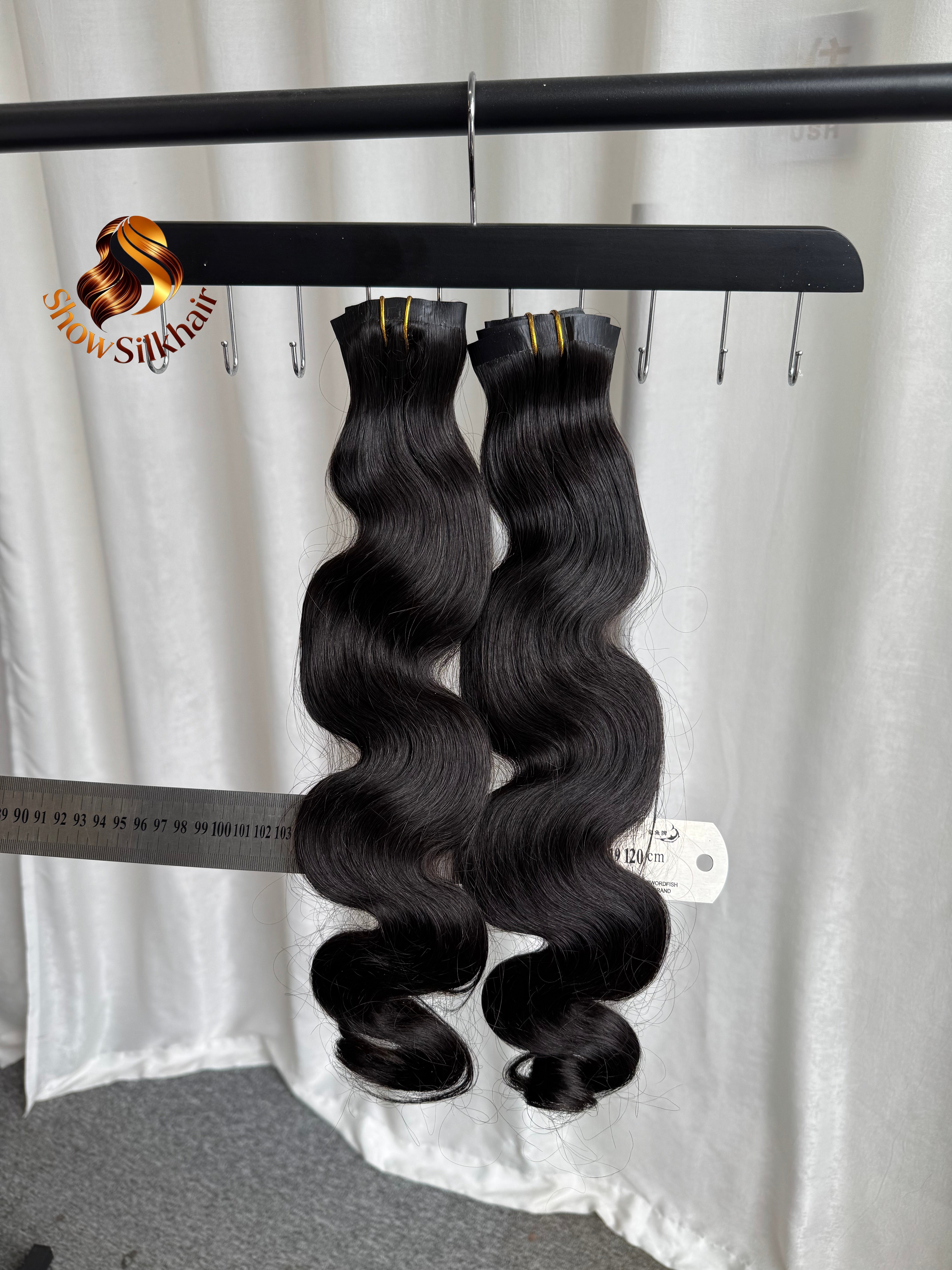 RAW Seamless Clip In Body Wave 110gram 6pcs each pack 主圖