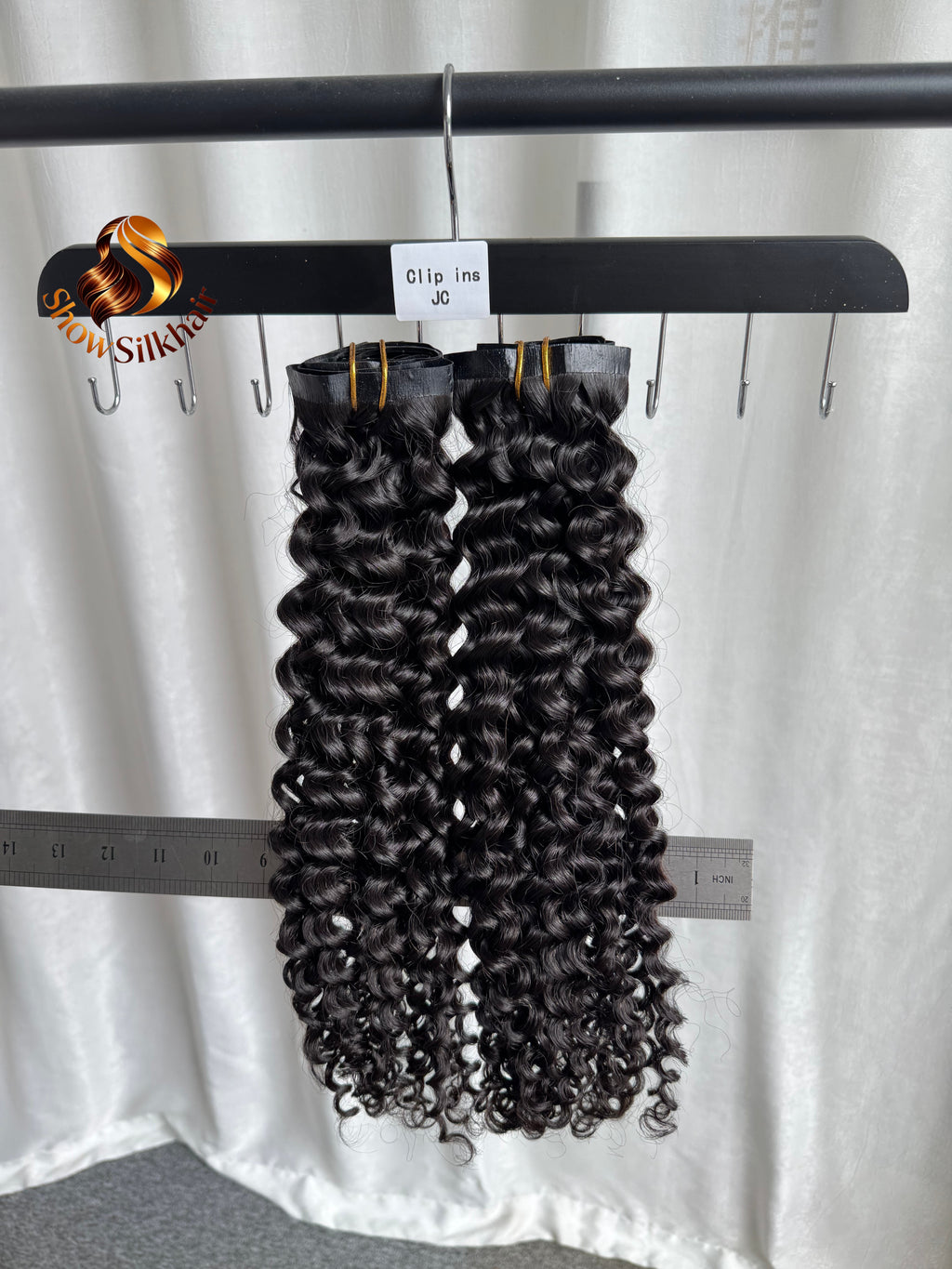 RAW Seamless Clip In Jerry Curly 110gram 6pcs each pack