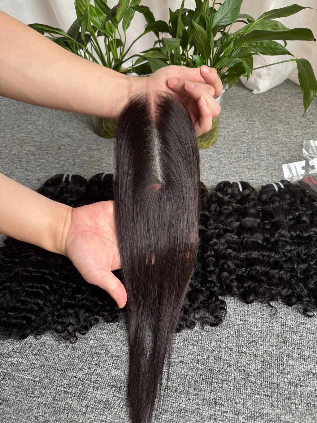 Raw Vietnamese Straight  2x6 HD Lace Thin and Invisible