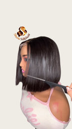 Customize Raw Vietnamese 2*6 HD closure BOB Wigs