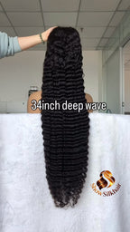Affordable Deep Wave 13*4 HD full premake wig 210 density