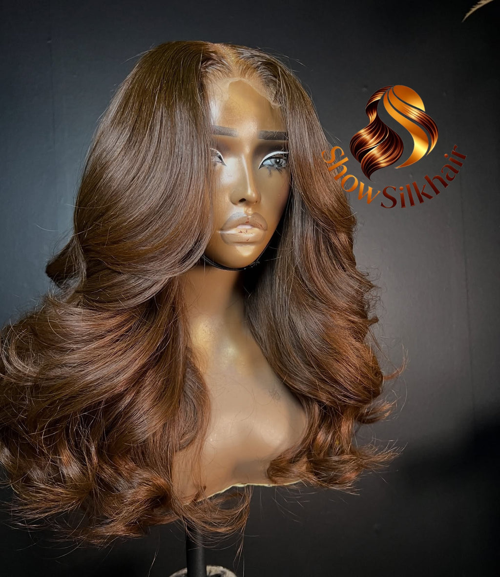 Customize Raw Vietnamese Wigs 180% density Loose Wave (3 bundles made)