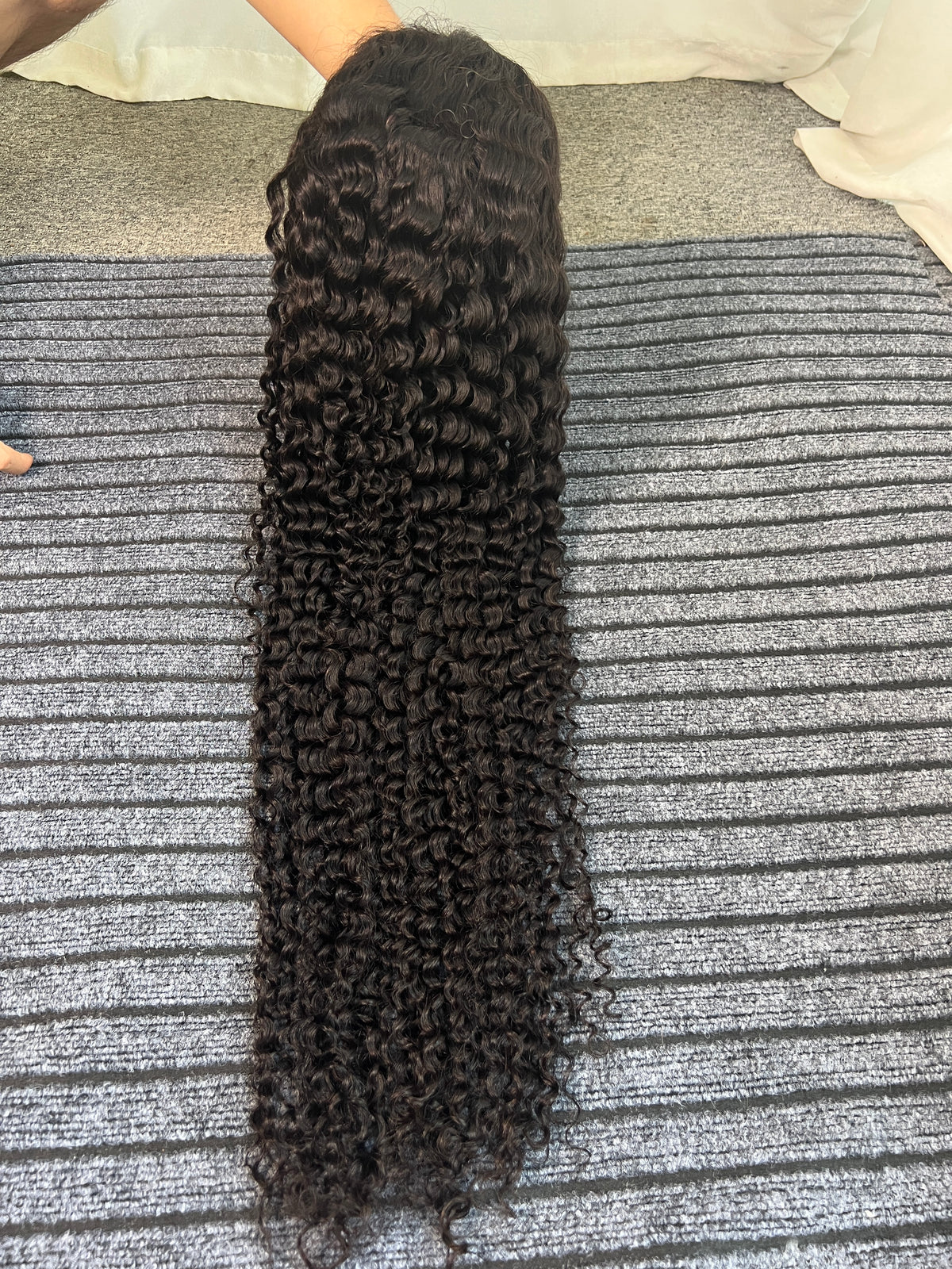 Affordable Jerry Curly 13*6 HD full premade wig 210 density
