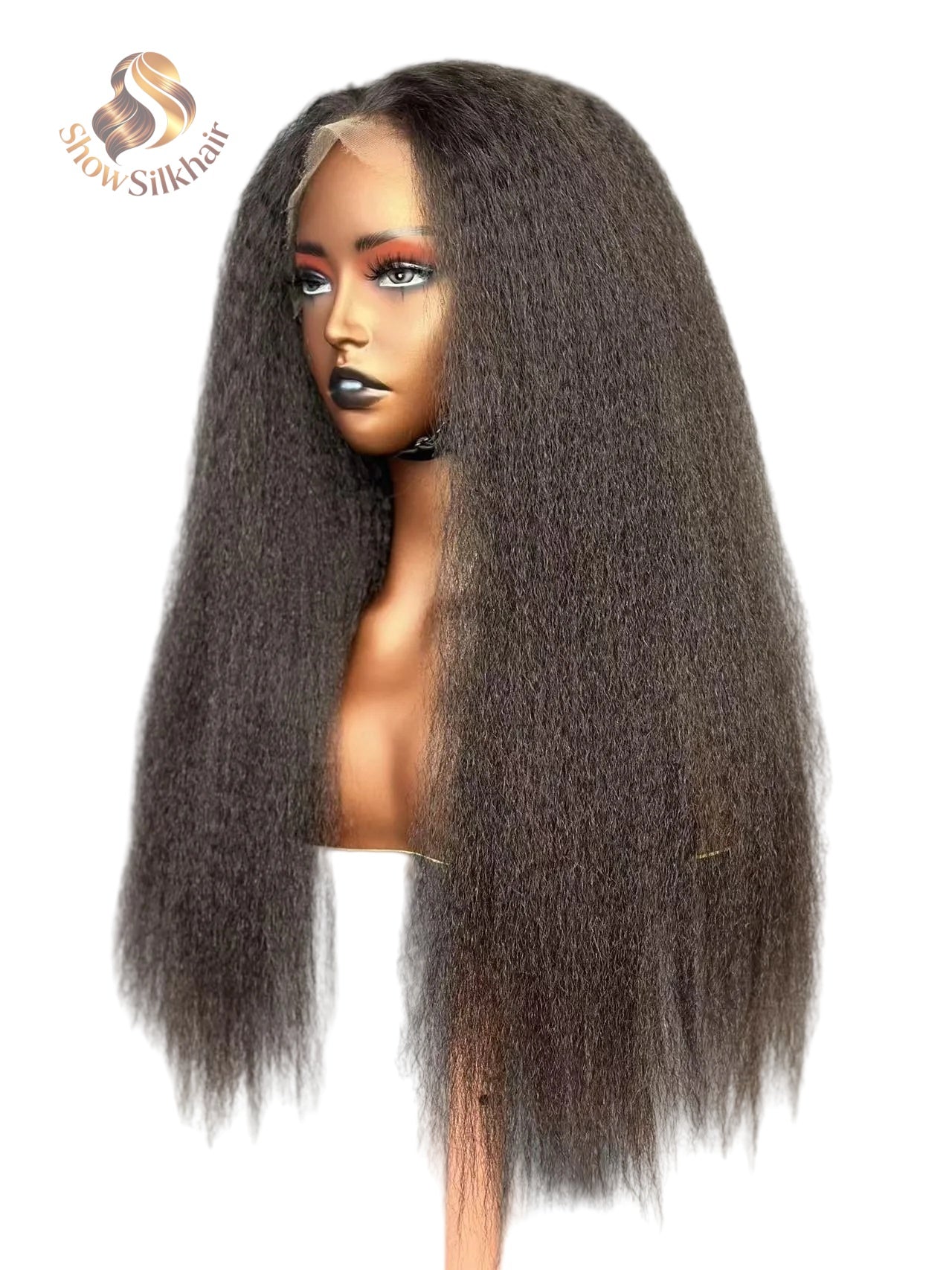 Customize Raw Vietnamese Wigs 180% density Kinky Straight (3 bundles made)