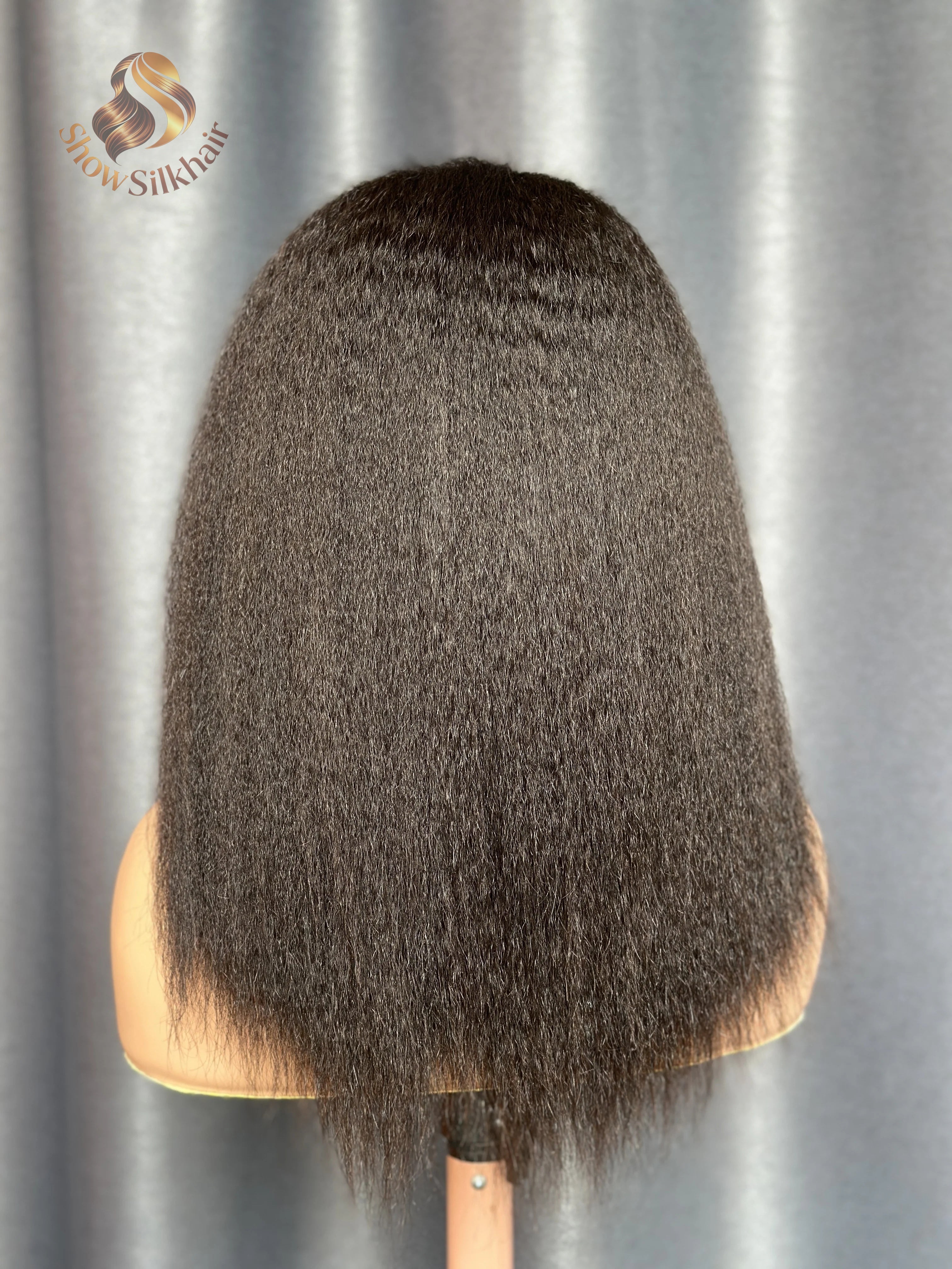 Customize Raw Vietnamese Wigs 180% density Kinky Straight (3 bundles made)