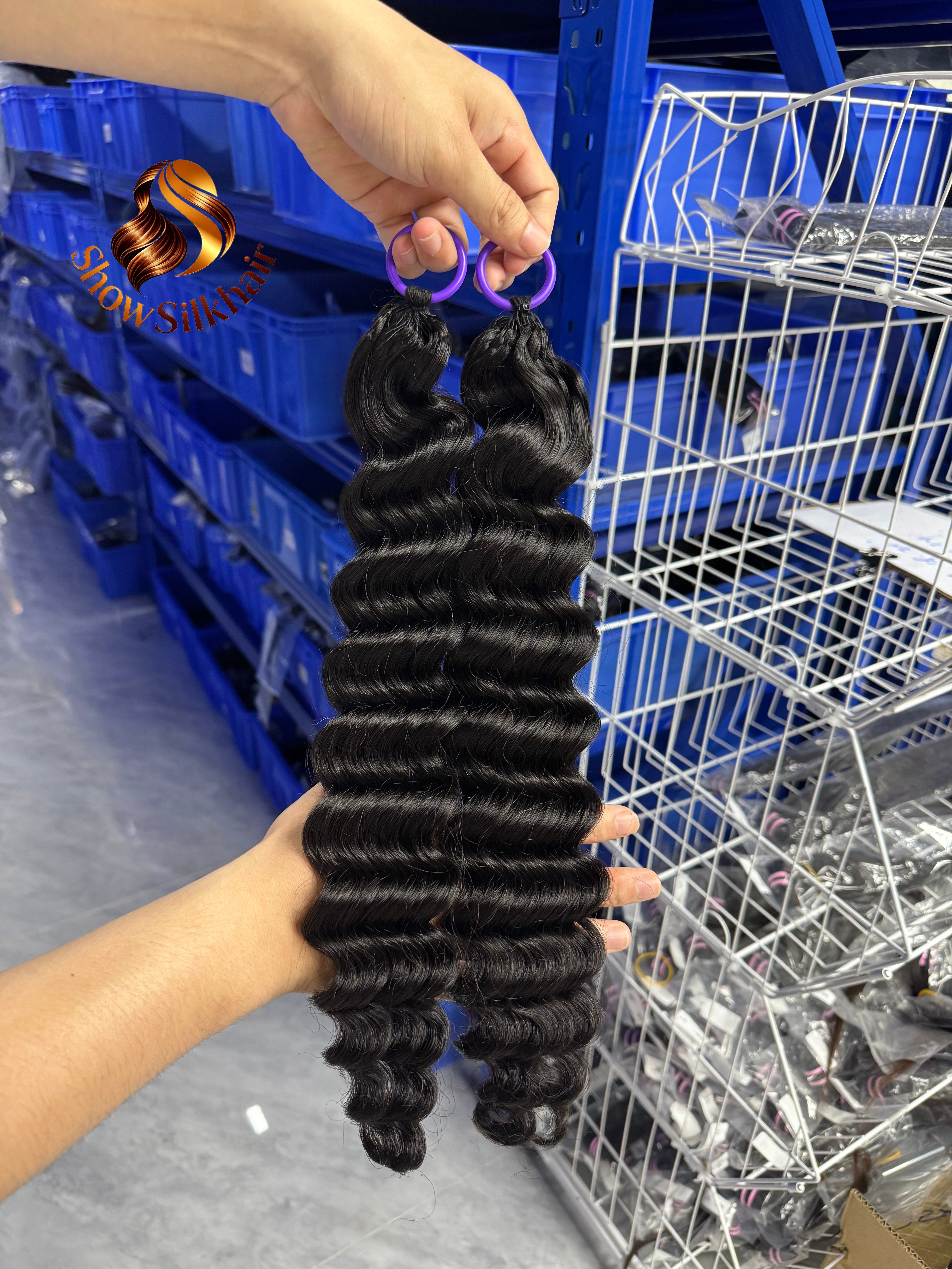 Feather Crochet Hair Loose Deep Wave 50gram each pack 主圖