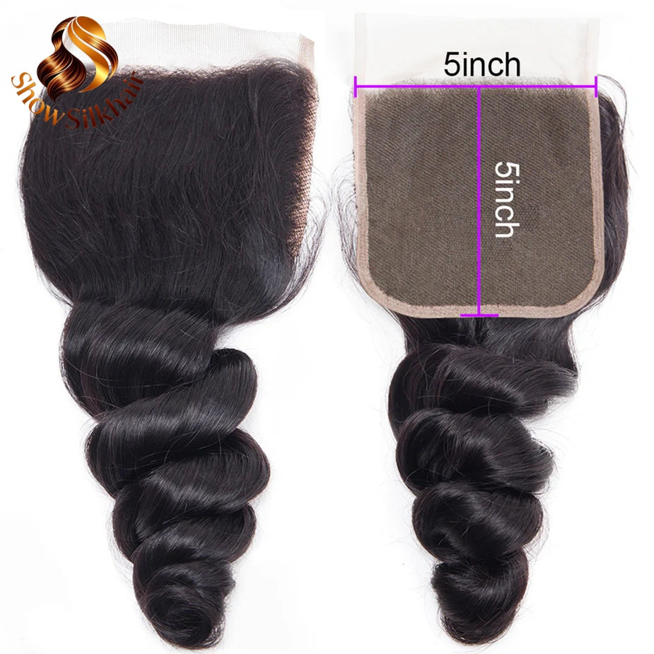 Cambodian Virgin Loose Wave 5*5 hd closure lace 主圖