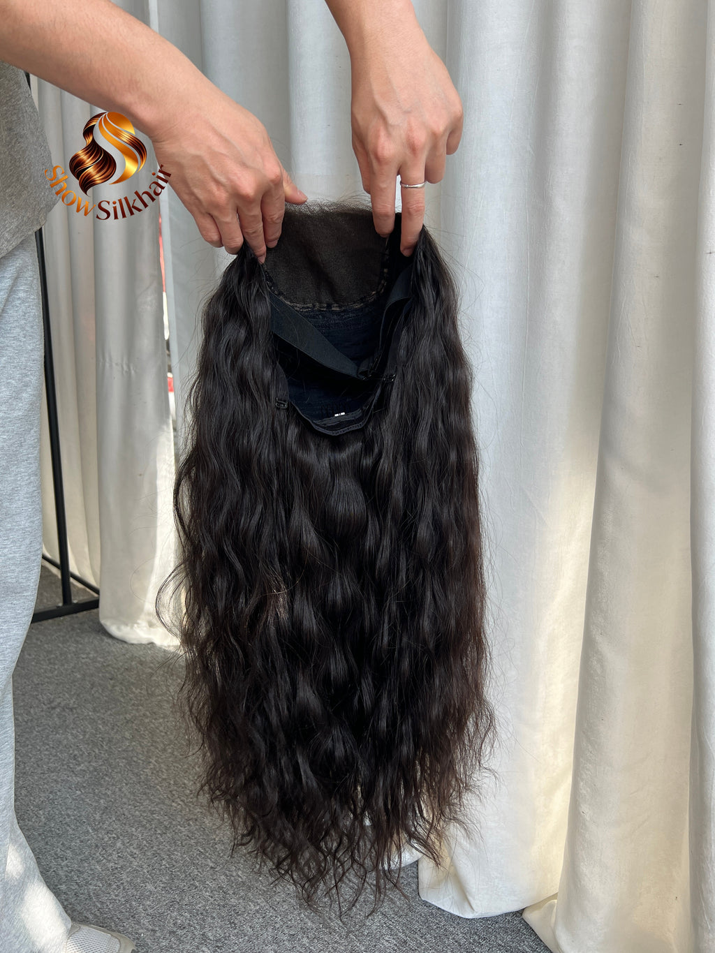 Customize Raw Vietnamese Wigs 180% density Natural Wave (3 bundles made)
