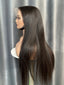 Custom Straight virgin  Cambodian human wig, 180% density use 3pcs bundle to make directly