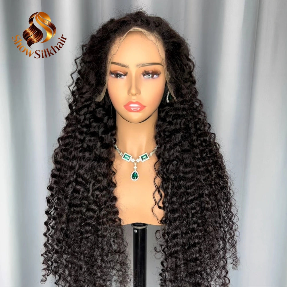 Custom Deep Wave virgin Cambodian human wig, 180% density use 3pcs bundle to make directly