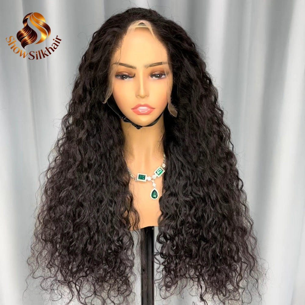 Custom Water Wave virgin Cambodian human wig, 180% density use 3pcs bundle to make directly