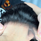 Custom Body Wave virgin Cambodian human wig, 180% density use 3pcs bundle to make directly