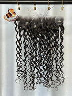 Cambodian Virgin Deep Wave 13*4 hd frontal lace