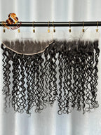 Cambodian Virgin Deep Wave 13*4 hd frontal lace