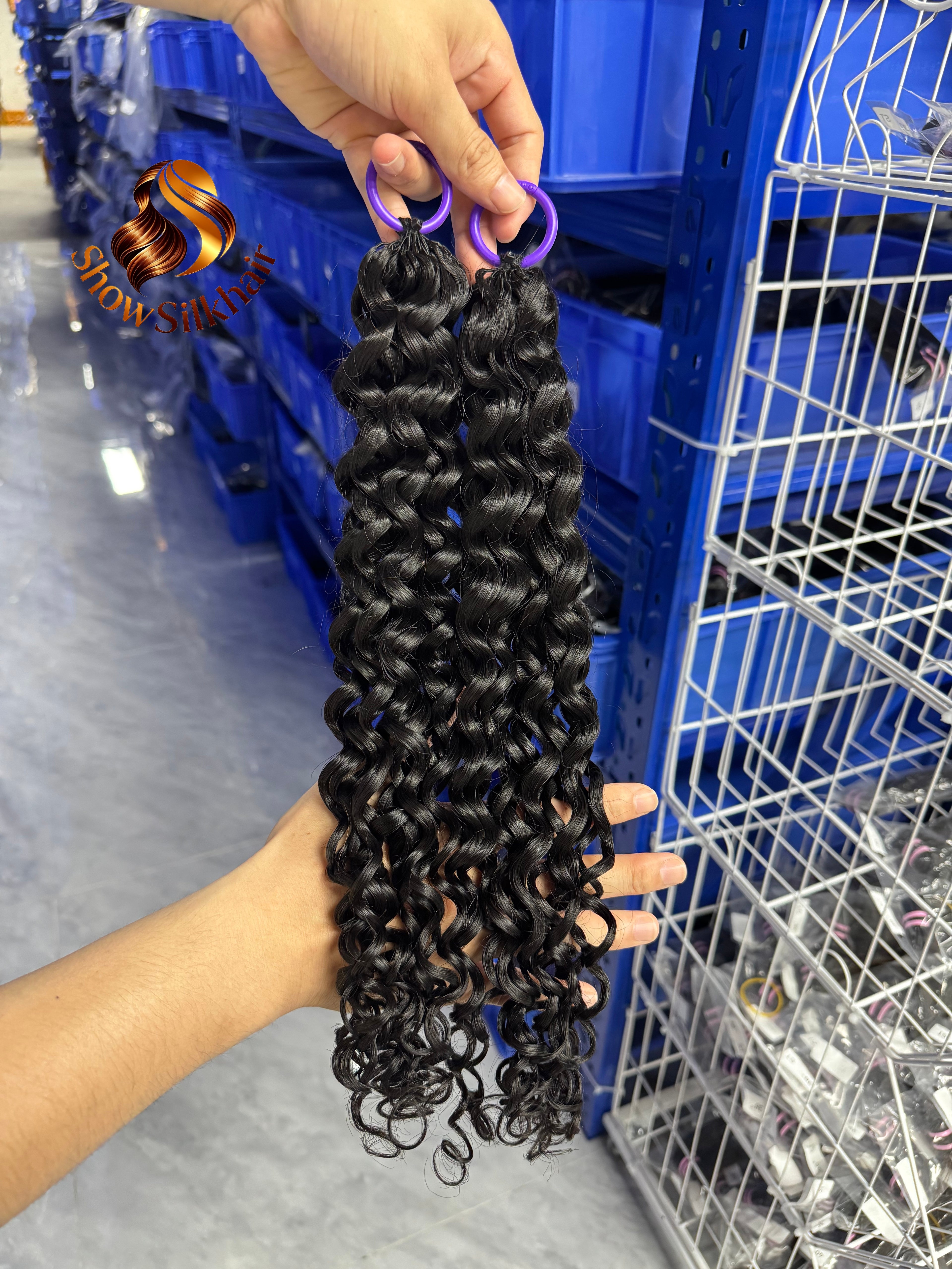 Feather Crochet Hair Water Wave 50gram each pack