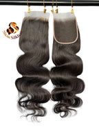 Cambodian Virgin Body Wave 5*5 hd closure lace