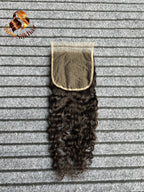 Cambodian Virgin Burmese Curly 5*5 hd closure lace