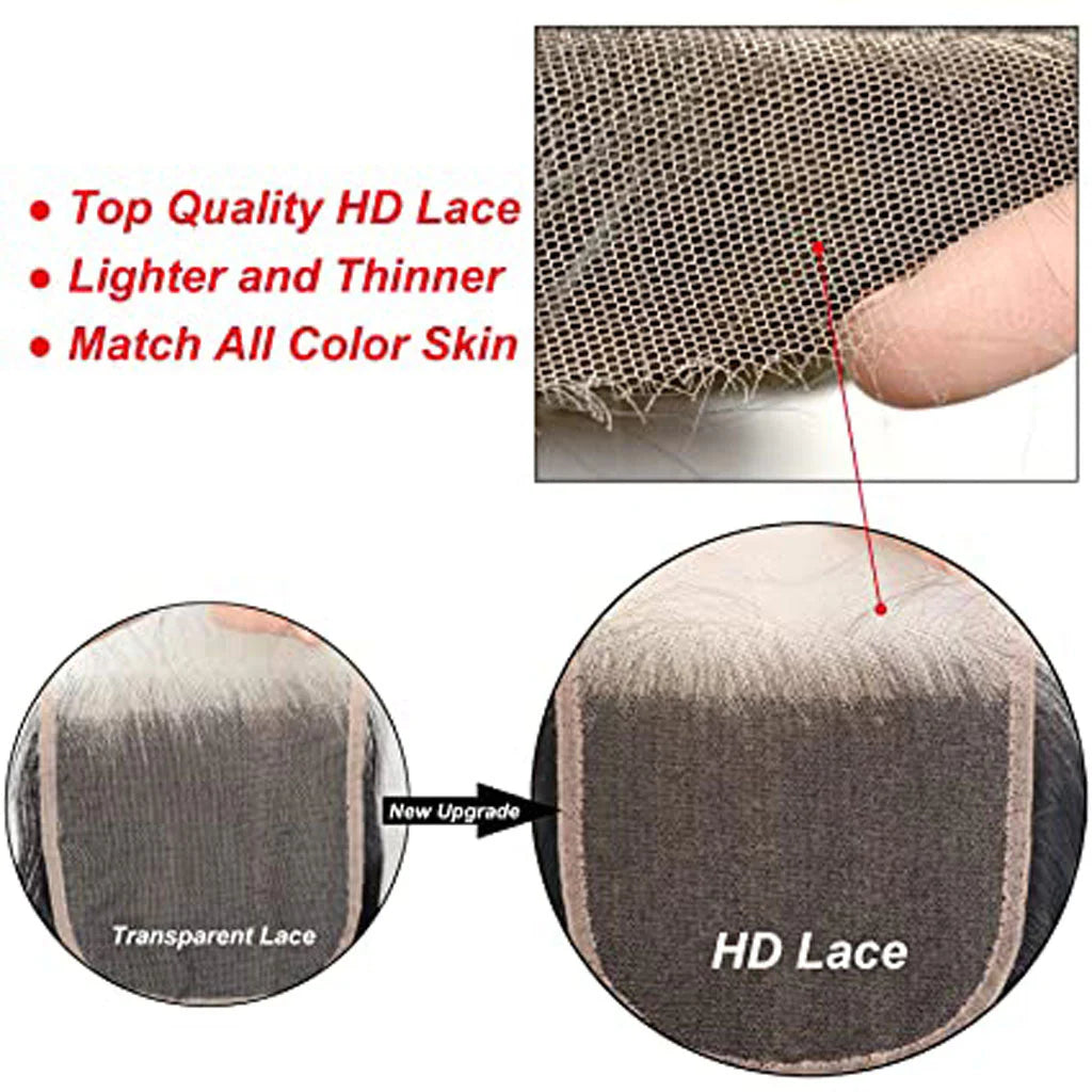 Raw Vietnamese Straight 4x4 5x5 6x6 HD Lace Thin and Invisible