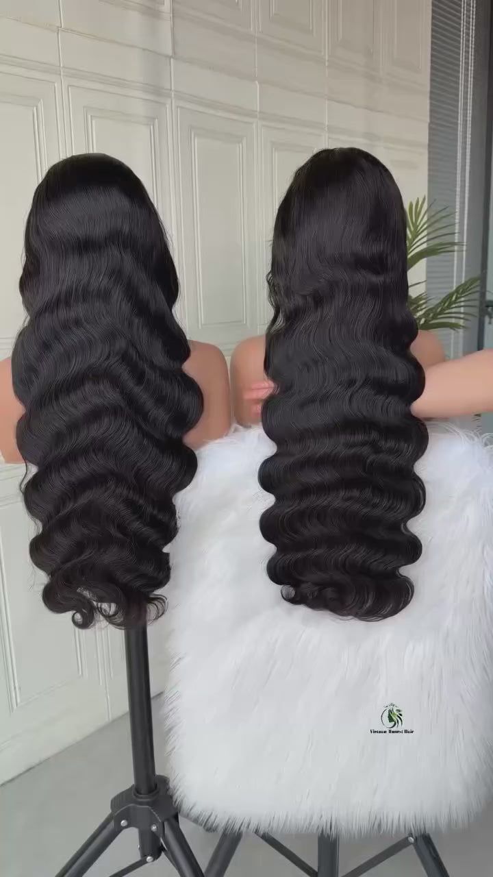 Affordable Body Wave 13*6 HD full premake wig 210 density