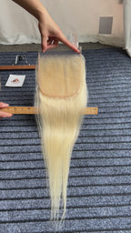 #613 Raw Vietnamese Straight 6*6  HD Lace Thin and Invisible