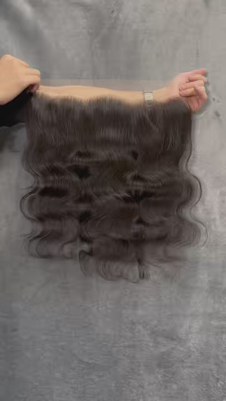 Cambodian Virgin Bode Wave 13*4 hd frontal lace