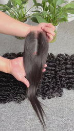 Raw Vietnamese Straight  2x6 HD Lace Thin and Invisible