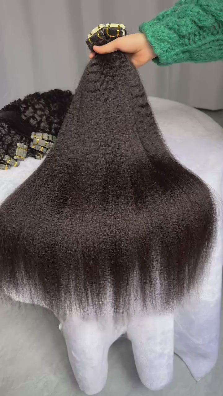 Tape In Extensions Kinky Straight 50gram each pack