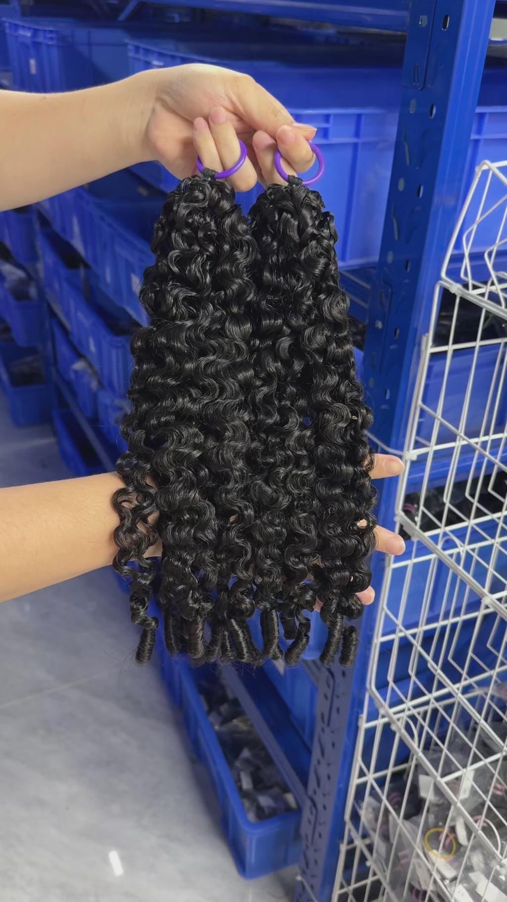 Feather Crochet Hair Burmese Spiral curly  50gram each pack