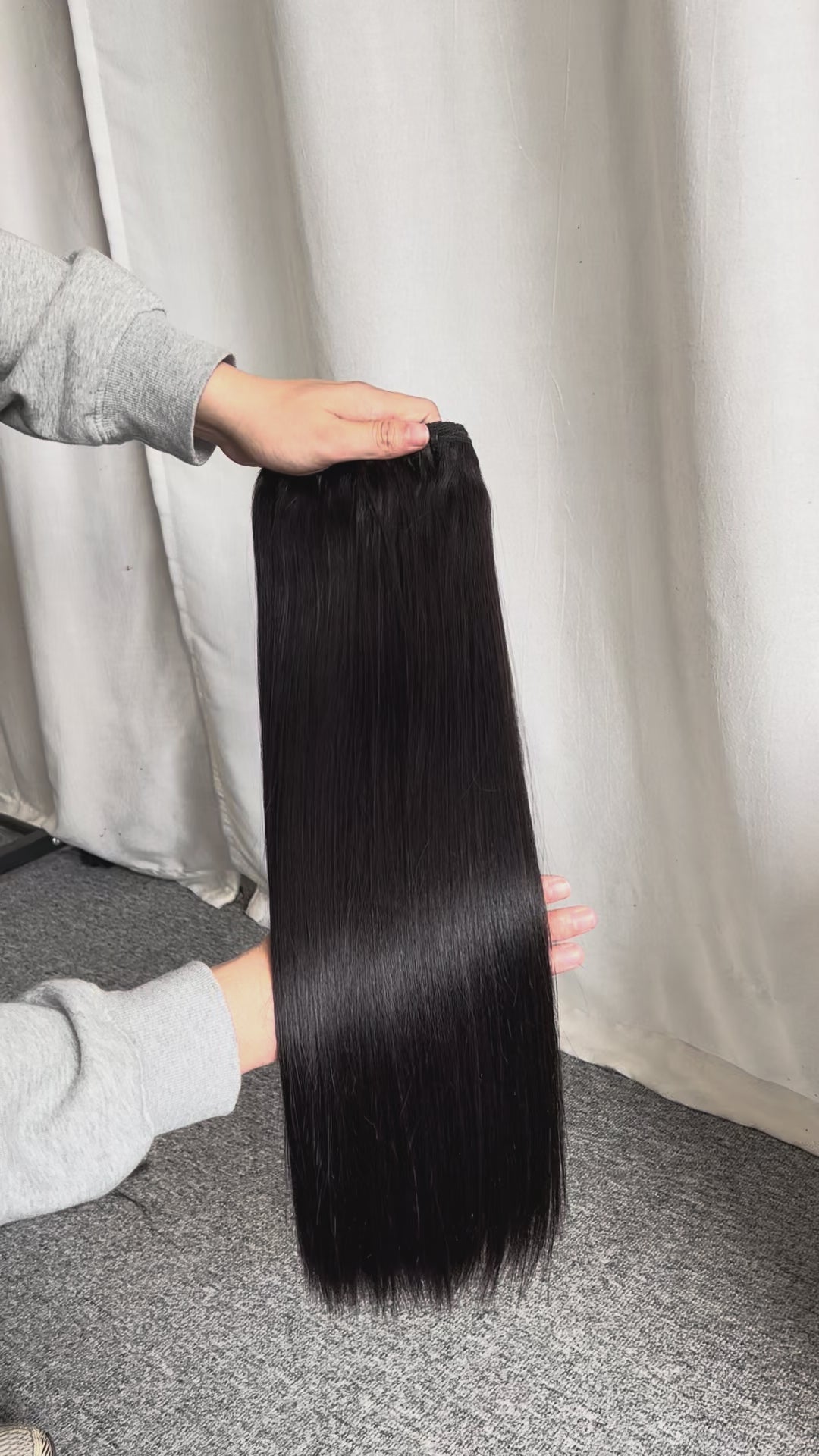 Top Virgin Super Double Drawn Bundles Straight