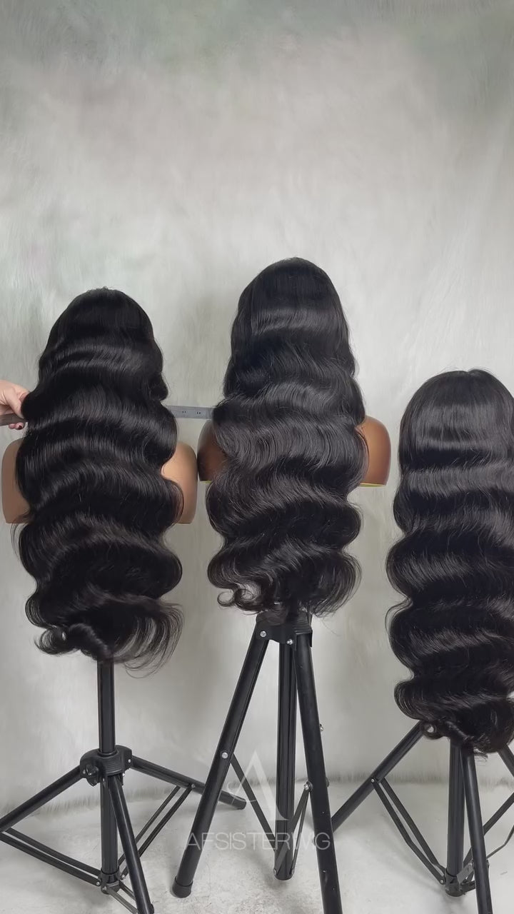 Affordable Body Wave 13*4 HD full premake wig 210 density