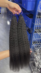 Feather Crochet Hair Kinky Straight 50gram each pack