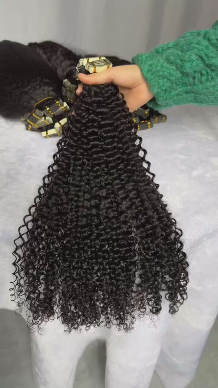 Tape In Extensions Jerry Curly 50gram each pack